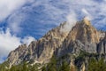 View from Tre Cime di Lavaredo peaks, Dolomiti Alps
